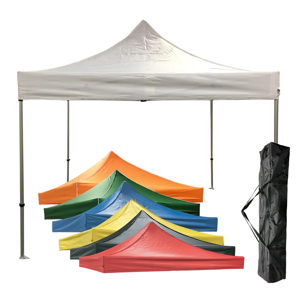 10x10 Heavy Duty Steel Pop-Up Tent Package