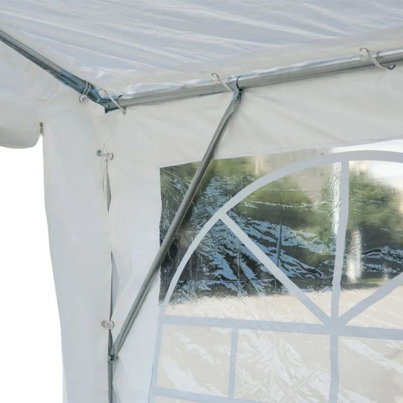 26x13 ft Large Steel Wedding Party Carport Canopy Tent - White