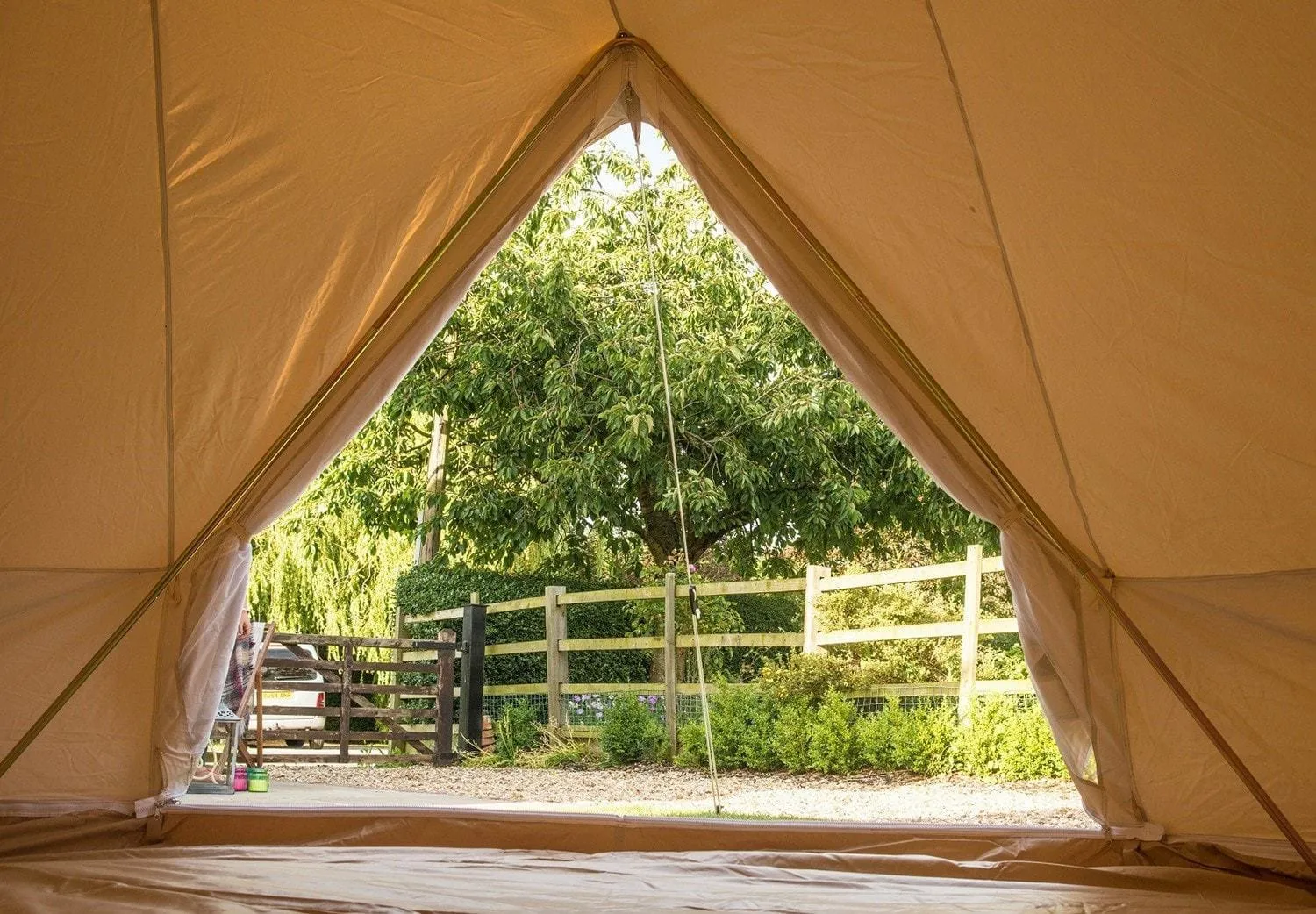 4m Bell Tent 'Pro' 360gsm 100% Proban© Flame Resistant Canvas