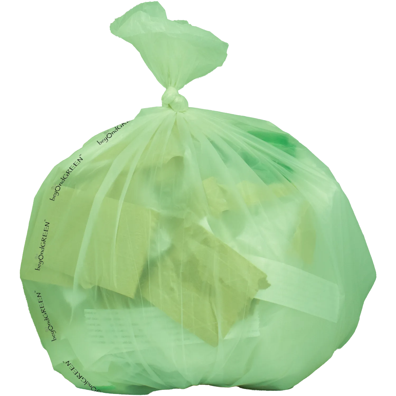 5-Gallon Plant-Based Trash Can Liner - 50 Bags