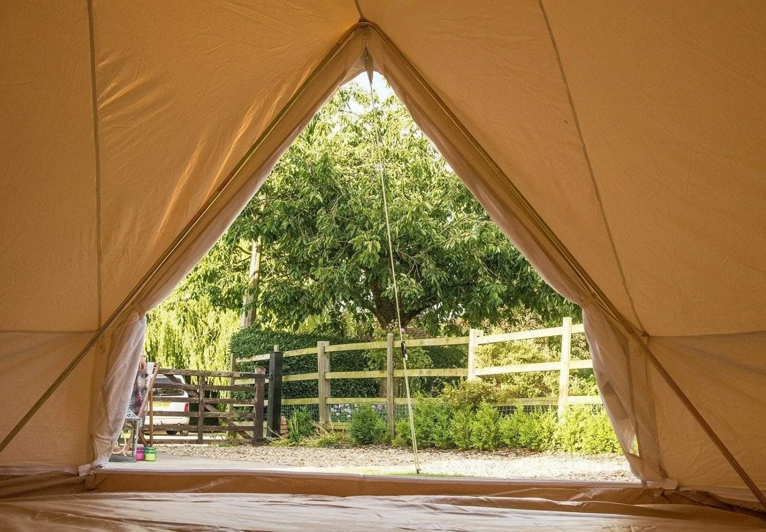 6m Bell Tent 'Pro' 360gsm 100% Proban© Flame Resistant Canvas | StoveMate