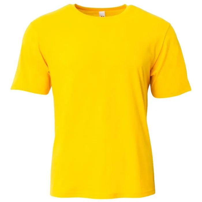 A4 Mens Softek Short Sleeve Tee