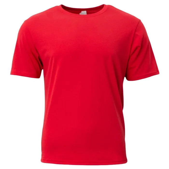 A4 Mens Softek Short Sleeve Tee