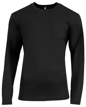 A4 Men's Sprint Long Sleeve Pocket Tee