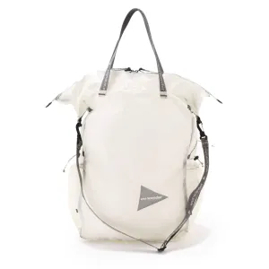 And Wander Sil Tote Bag Off White