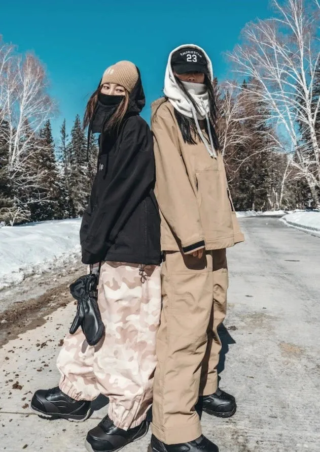 Awka Defender Camo Baggy Ski Snowboard Pants