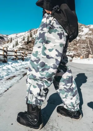 Awka Defender Camo Baggy Ski Snowboard Pants