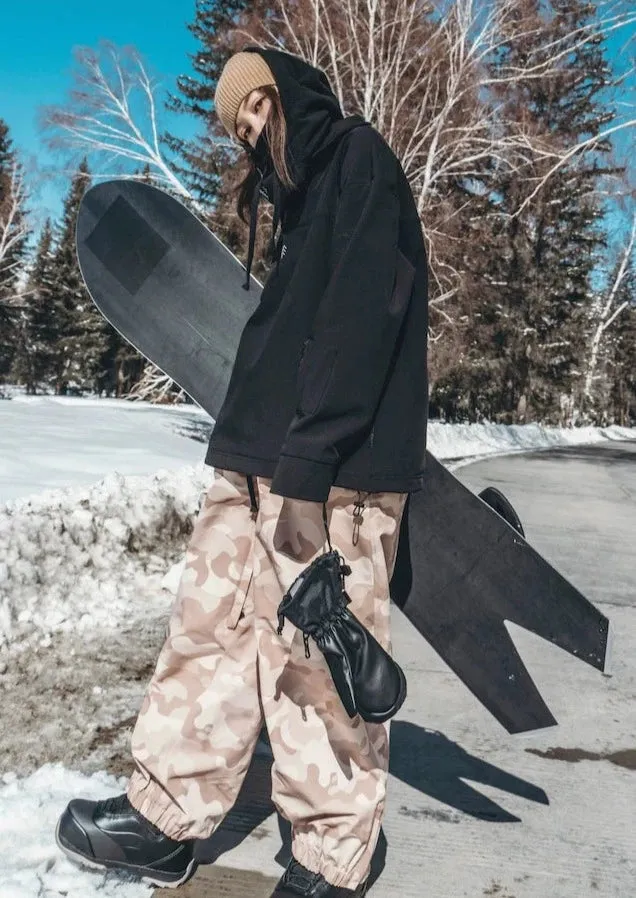 Awka Defender Camo Baggy Ski Snowboard Pants