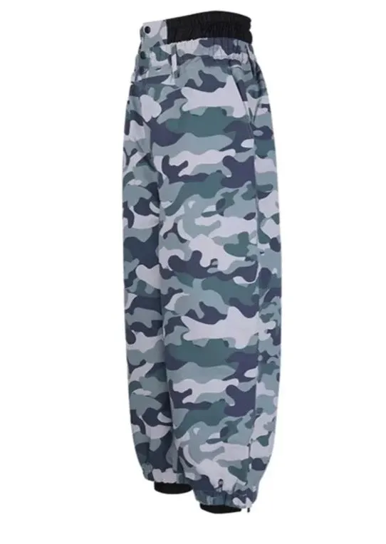 Awka Defender Camo Baggy Ski Snowboard Pants