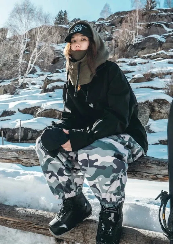 Awka Defender Camo Baggy Ski Snowboard Pants