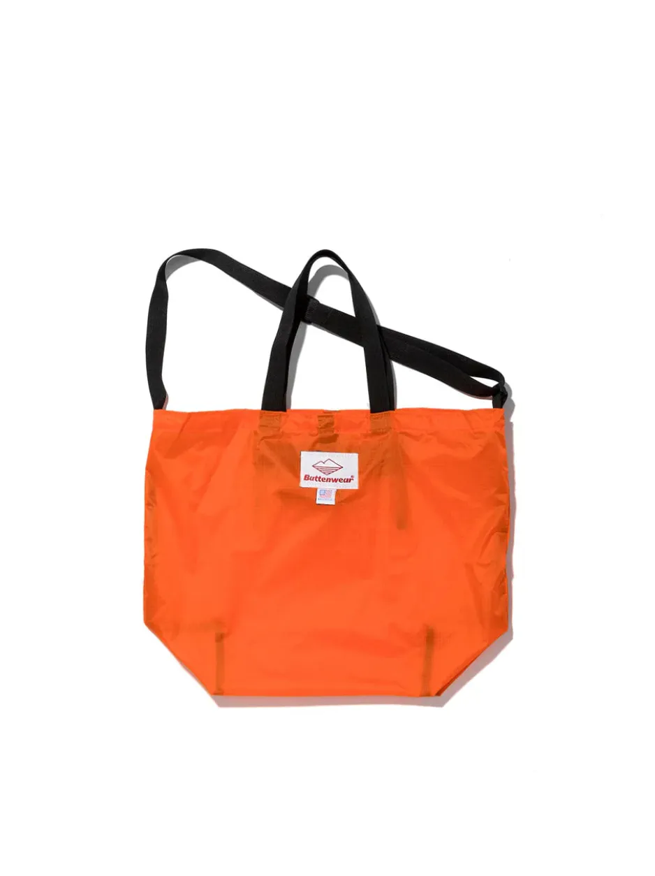 Battenwear Mini Packable Tote, Safety Orange