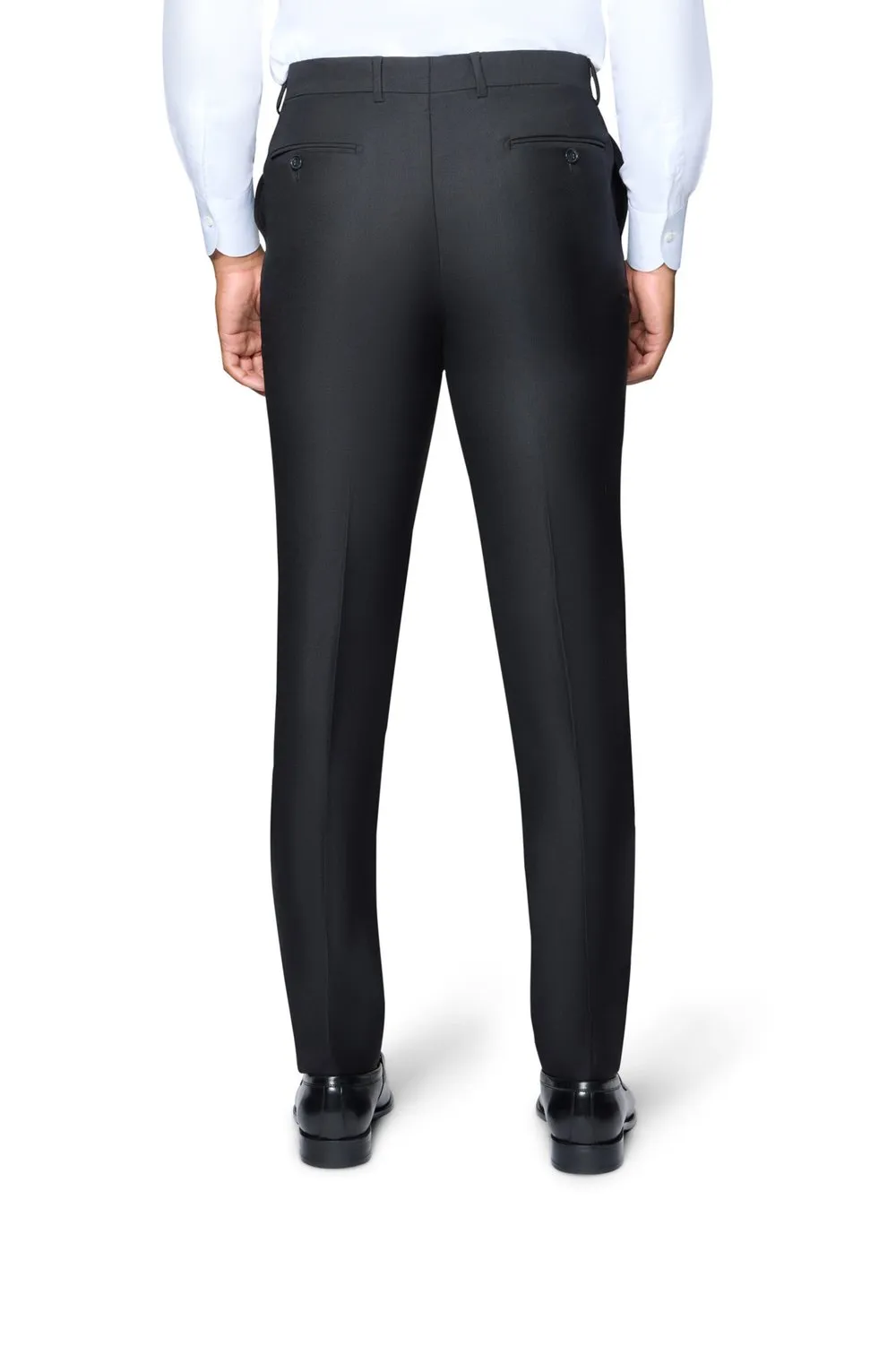 Berragamo Elegant Modern Fit Pants - Black