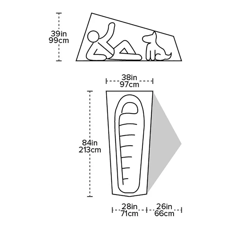 Big Agnes Tiger Wall UL1 Solution Dye