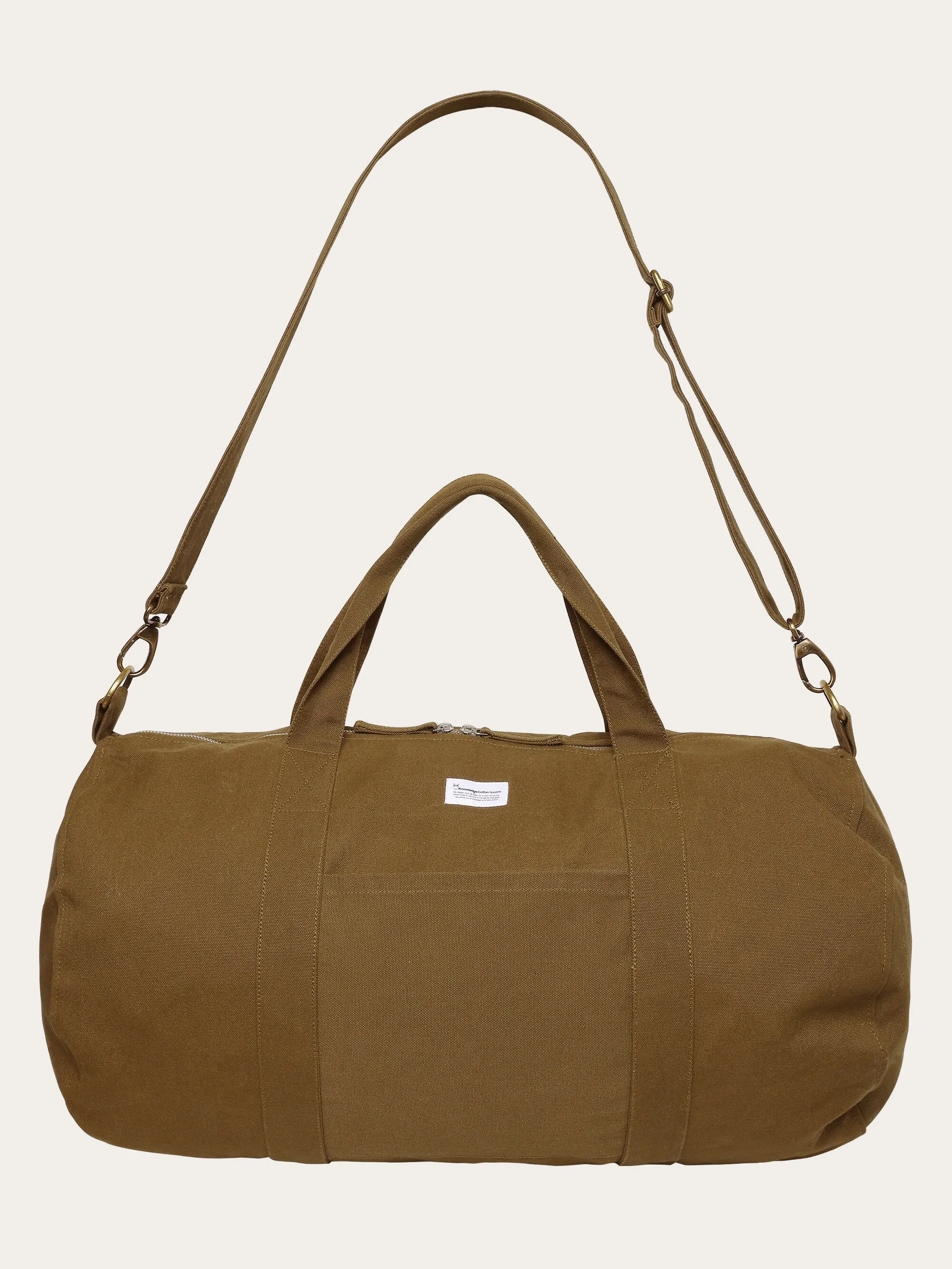 Canvas duffel bag 45L - GOTS/Vegan - Dark Olive