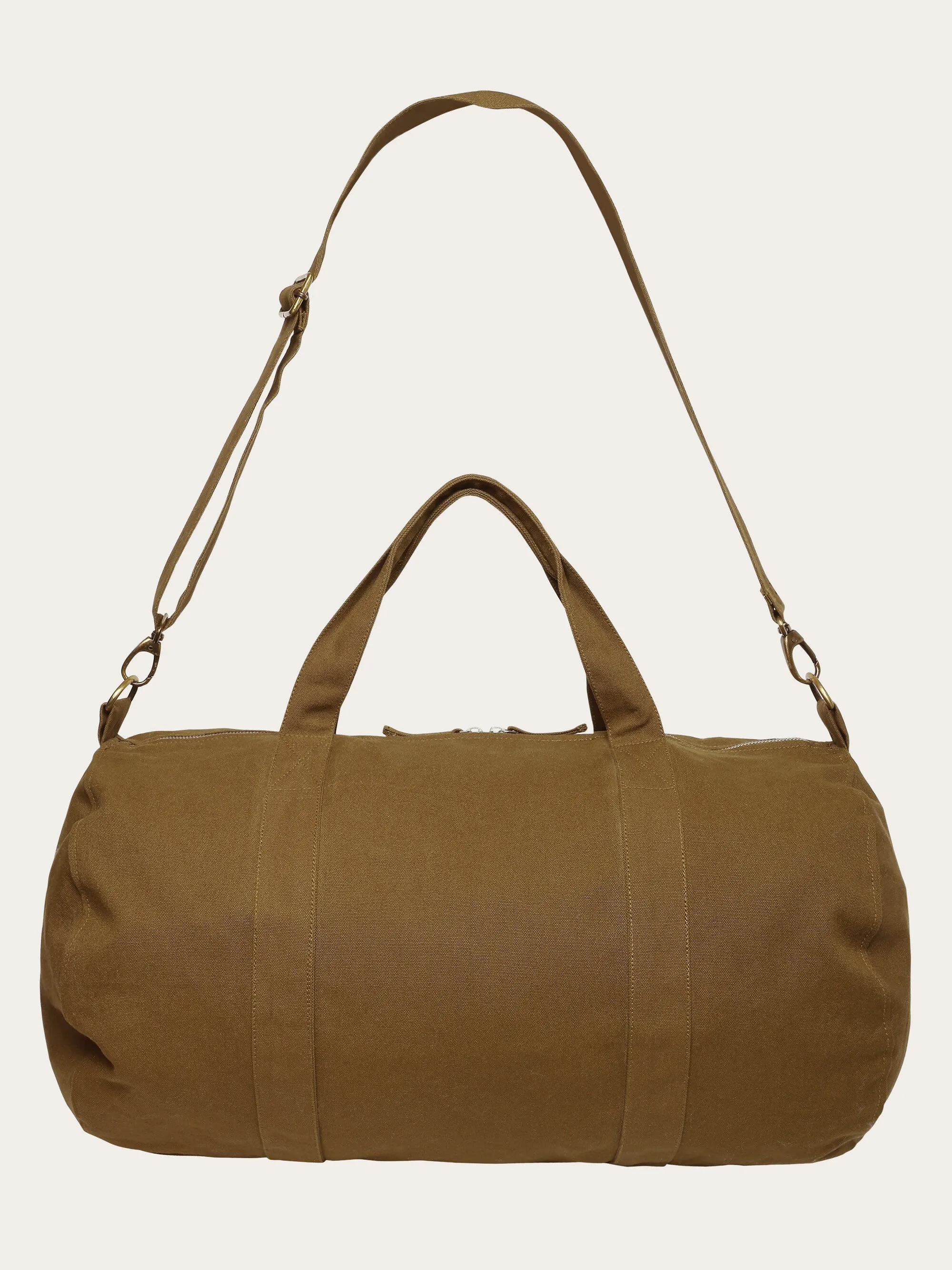 Canvas duffel bag 45L - GOTS/Vegan - Dark Olive