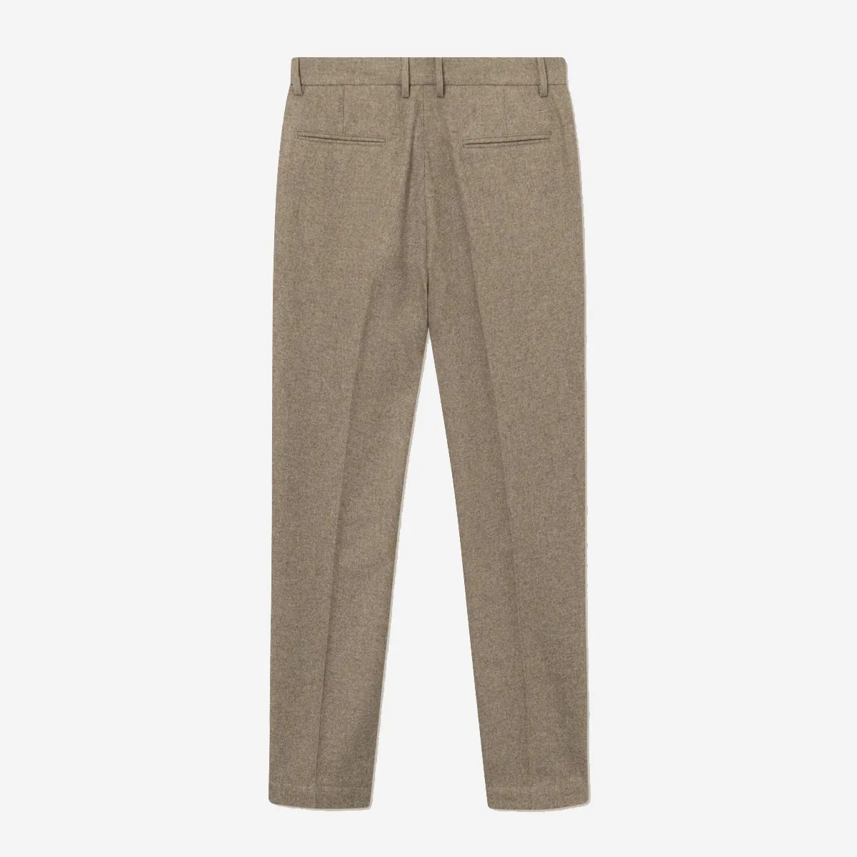 Como Regular Wool Suit Pants - Desert Taupe Melange