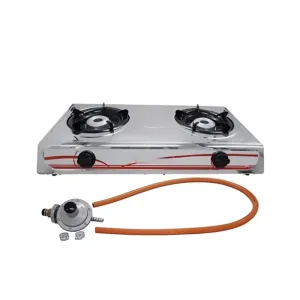 Condere Aruif- 2 Burner Stainless Steel Gas Stove