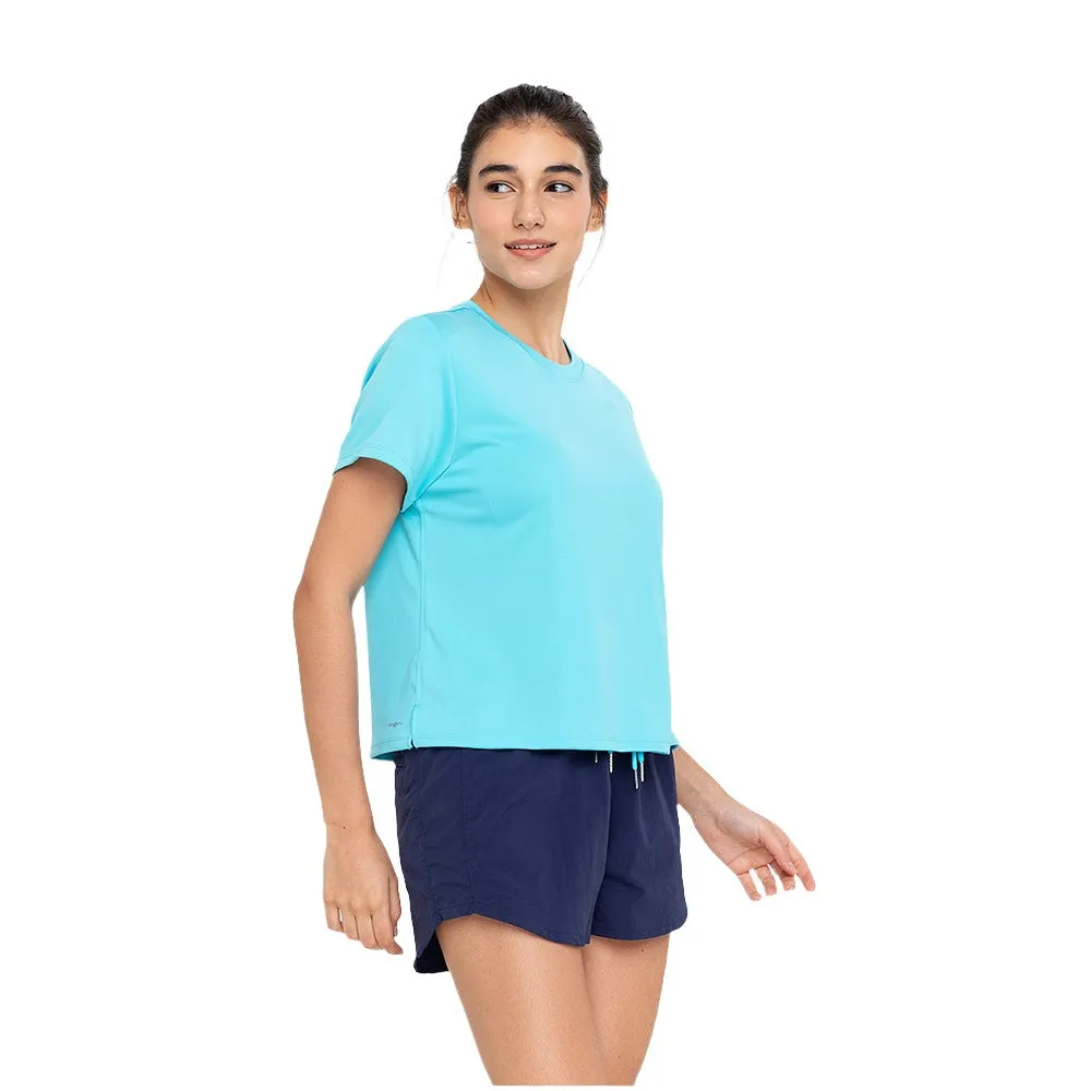 Equipe Women's TECH-DRY Athletic T-Shirt Aqua