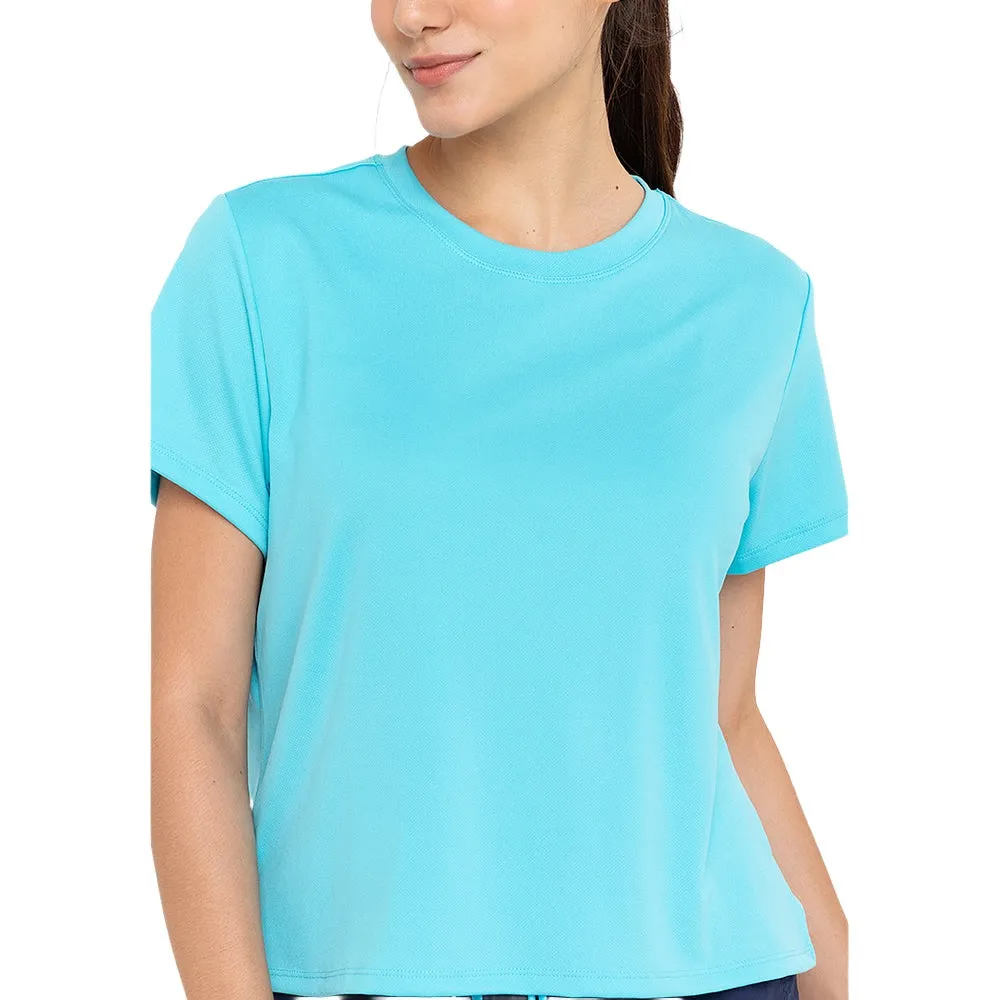 Equipe Women's TECH-DRY Athletic T-Shirt Aqua