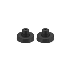 Fitletic Pair Of Replacement Bottle Caps - Black