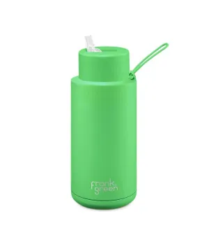 Frank Green 34oz Reusable bottle (Neon Green)