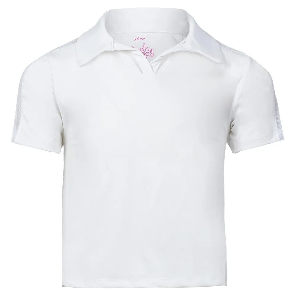 Girls` Cropped Tennis Polo