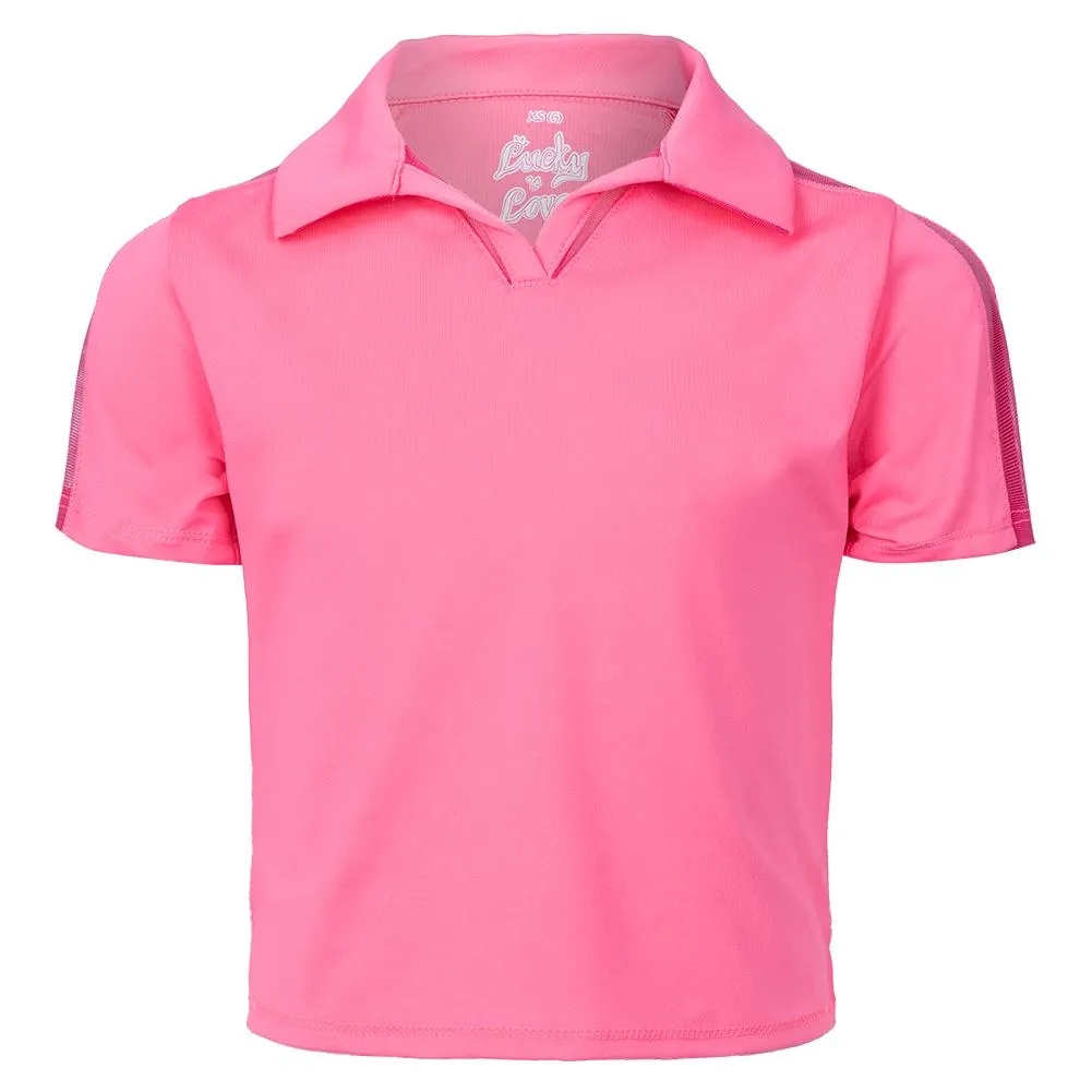 Girls` Cropped Tennis Polo