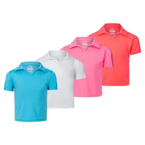 Girls` Cropped Tennis Polo