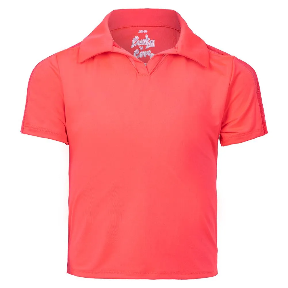 Girls` Cropped Tennis Polo