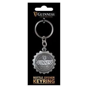 Guinness 3D Cap Bottle Opener Keyring