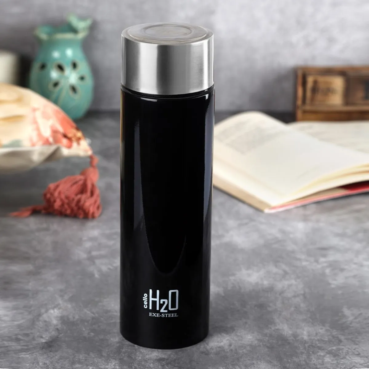 H2O Stainless Steel Water Bottle, 1000ml