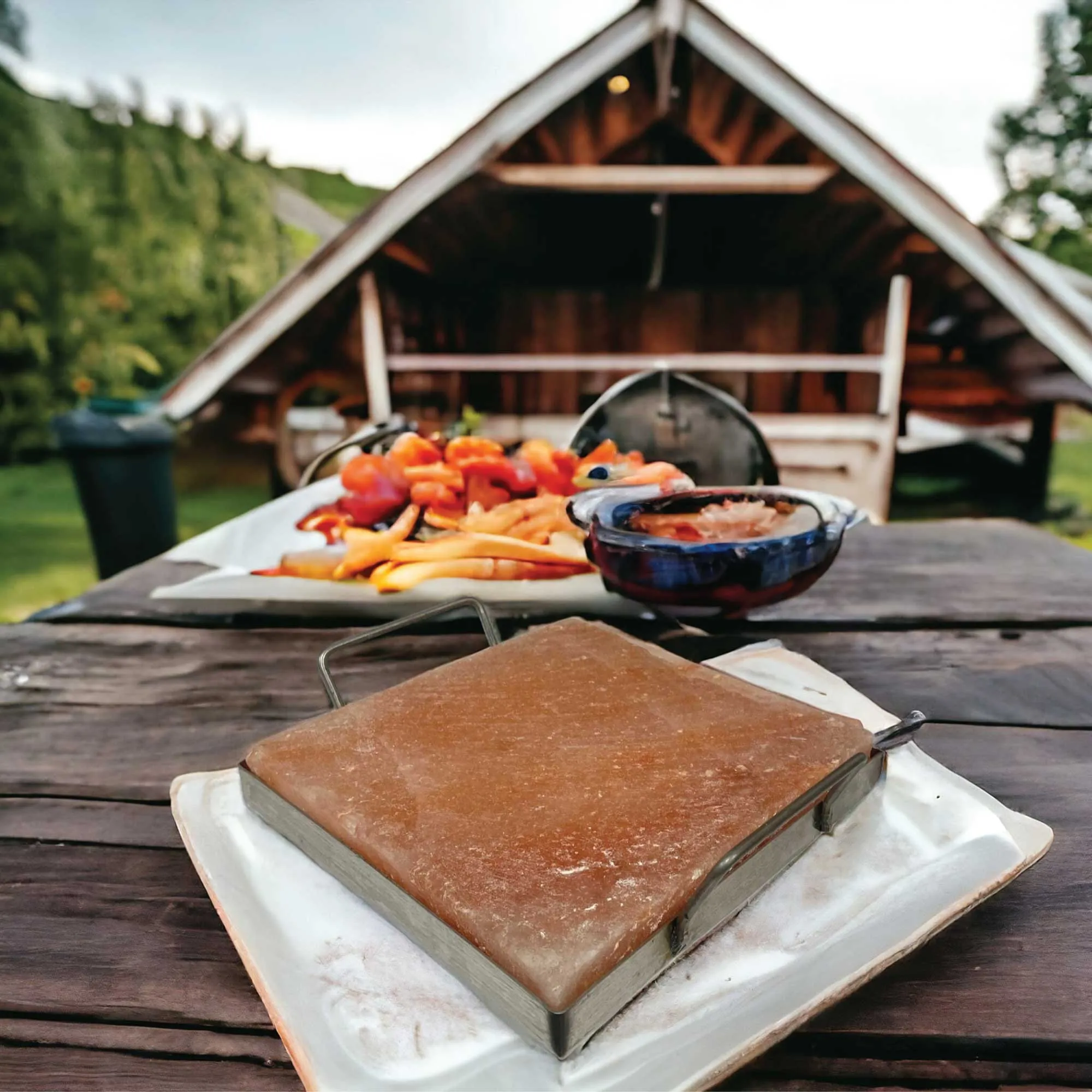 Himalayan Pink Salt Cooking Blocks - Small and Large Slab Tile