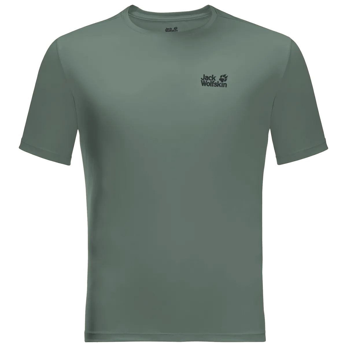 Jack Wolfskin Tech Tee Mens T Shirt - Hedge Green