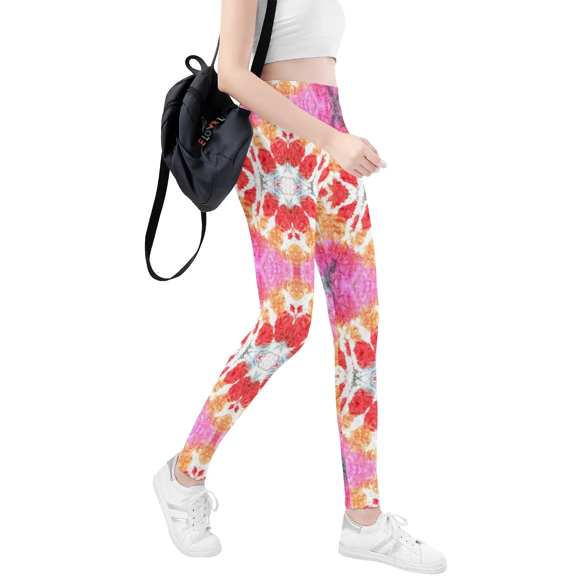 Leggings for Women | Petite to Plus Size | High Waisted | Ankle Length | Tie and Dye | Sagittarius Womens Leggings