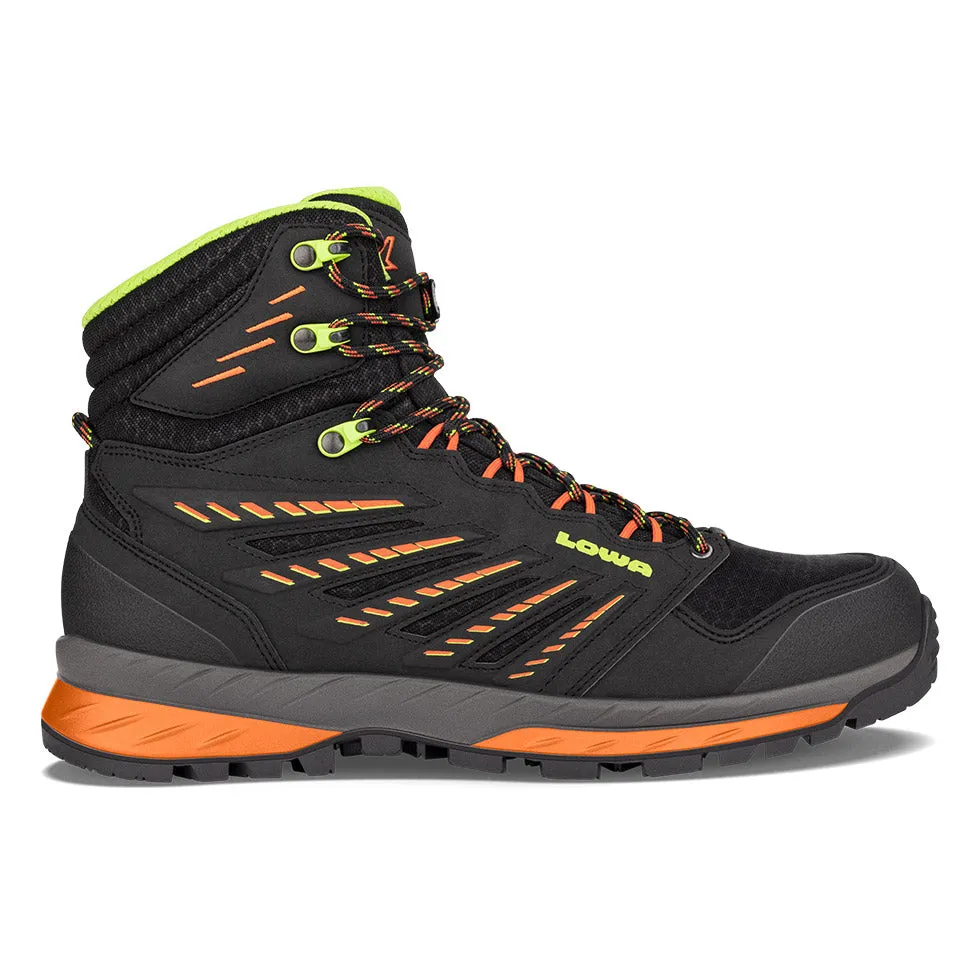 Lowa Trek Evo GTX boots, black/orange