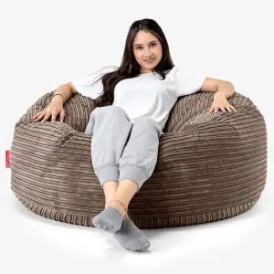 Mammoth Bean Bag Sofa - Cord Mocha Brown