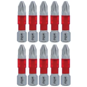 MaxxTor Impact Bit Pozidriv #2 x 29mm - 10 Pack