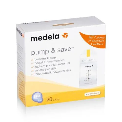 Medela Pump & Save Storage Bags (20 PCS)