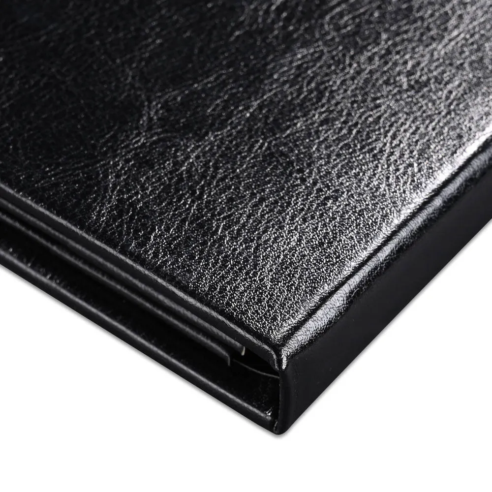 Menu Covers PU Leather 5ct/Pack 4.25x11 2-View