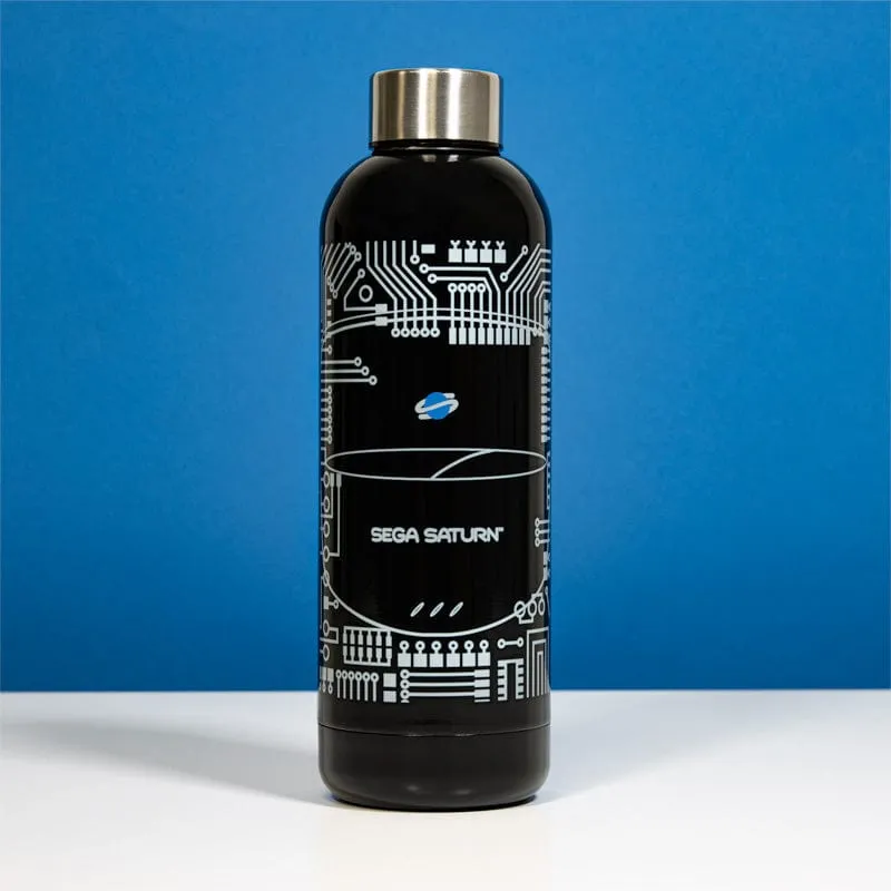 Official SEGA Saturn Black Bowling Pin Style Water Bottle