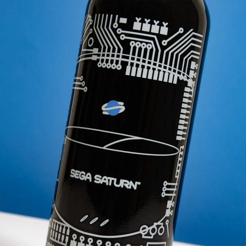 Official SEGA Saturn Black Bowling Pin Style Water Bottle