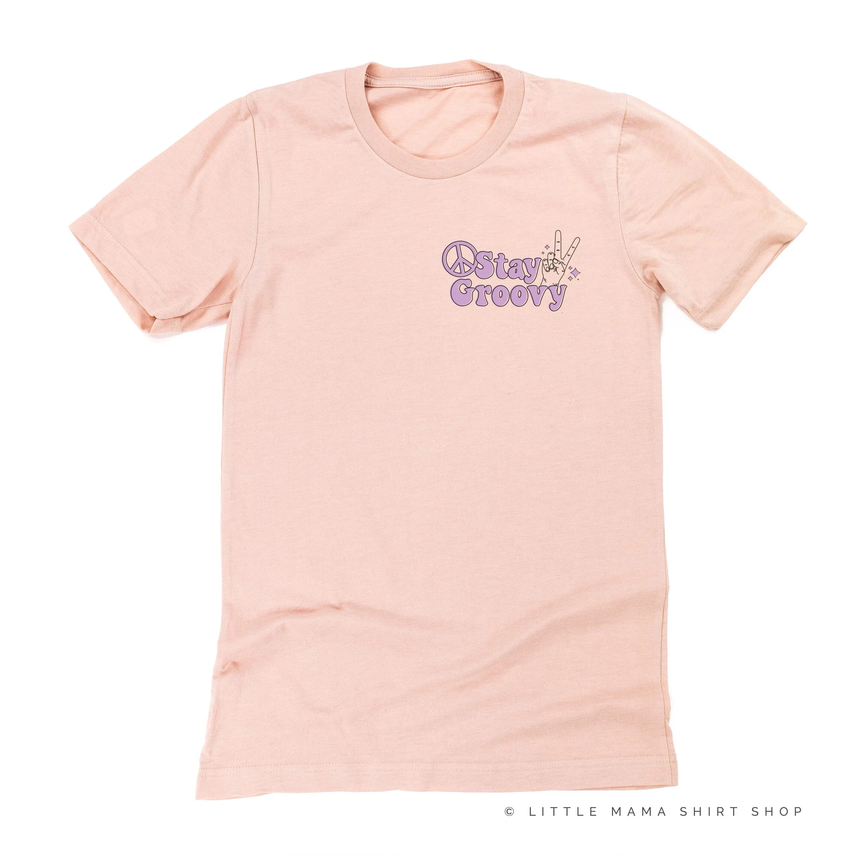 STAY GROOVY - Pocket Size Design - Unisex Tee