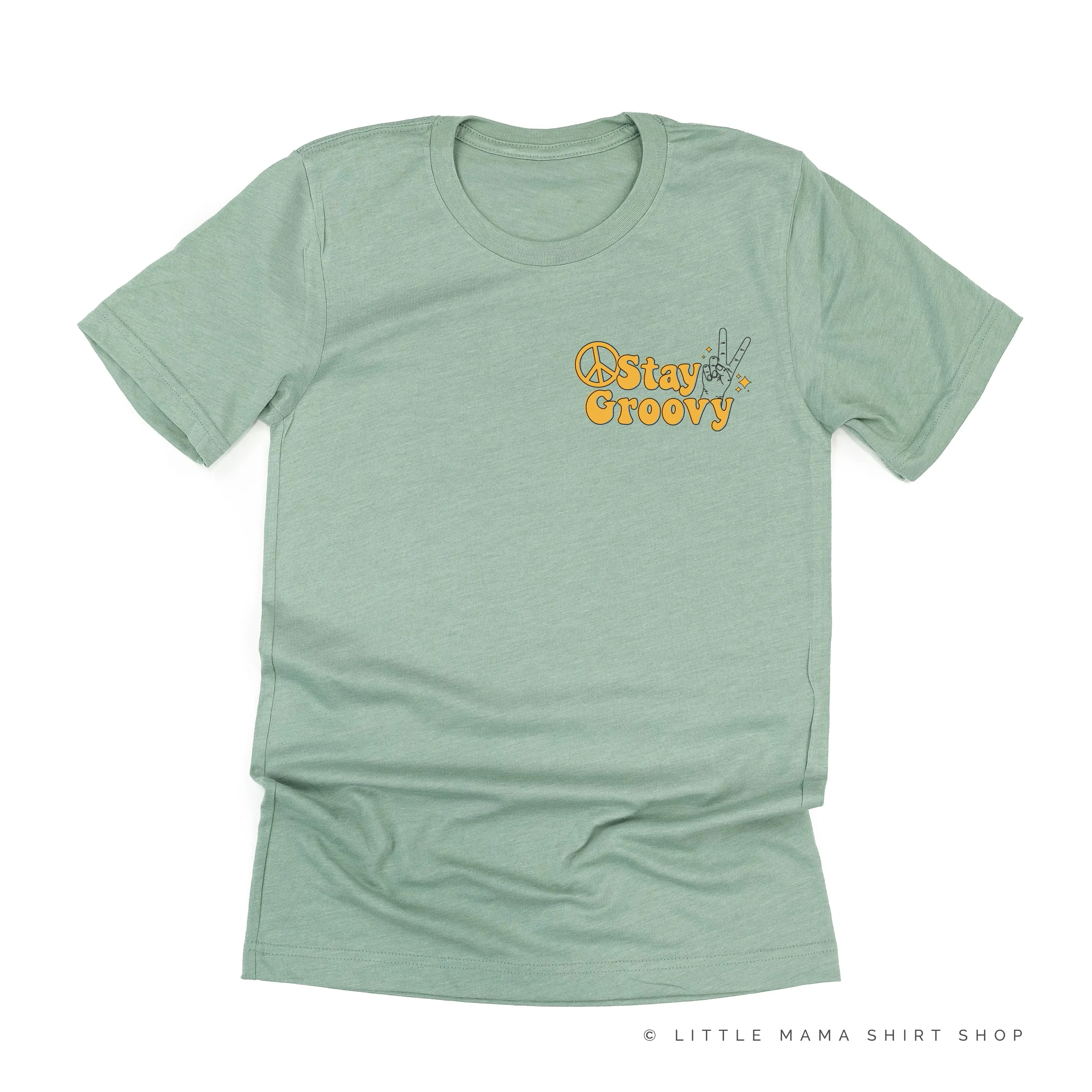 STAY GROOVY - Pocket Size Design - Unisex Tee