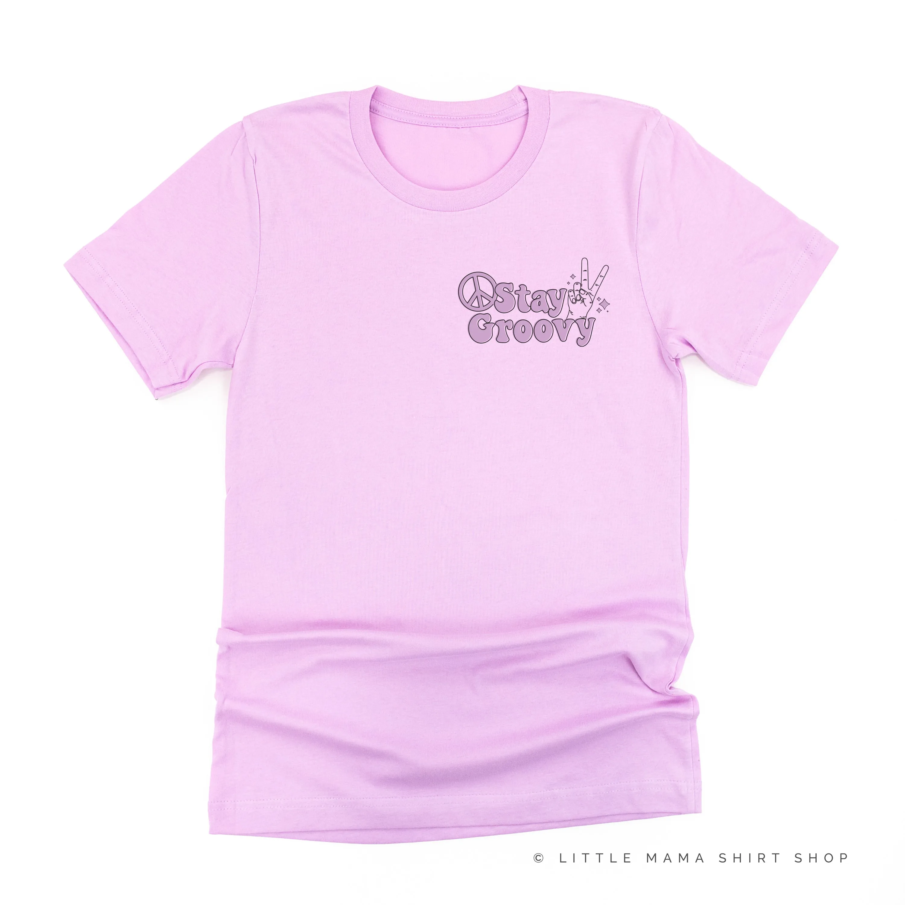 STAY GROOVY - Pocket Size Design - Unisex Tee