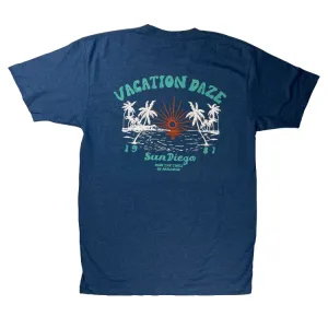 SunDiego VACATION T-Shirt - Slate Heather