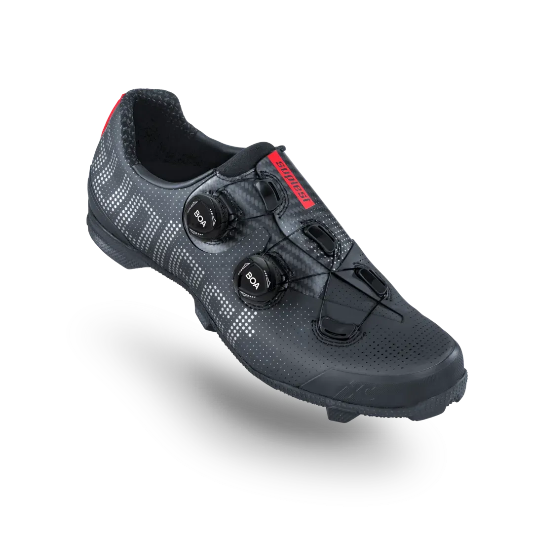 SUPLEST Gravel MTB Cycling Shoes CrossCountry Pro - Black/Red