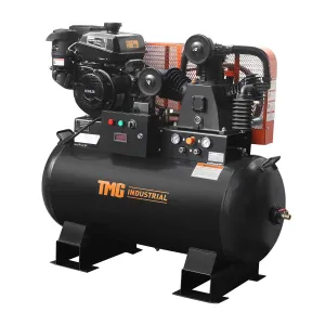 TMG Industrial 60 Gallon 2-Stage Truck Mounted Air Compressor, 14 HP Kohler Command Pro Engine, Horizontal Tank, 18.5 CFM @ 175 PSI, TMG-GAC60