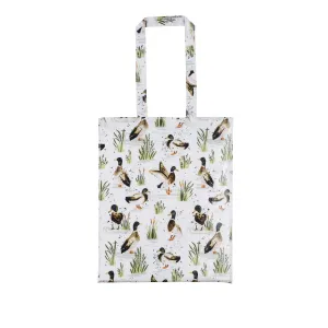 Ulster Weavers Farmhouse Ducks PVC Bag - Medium in Sage