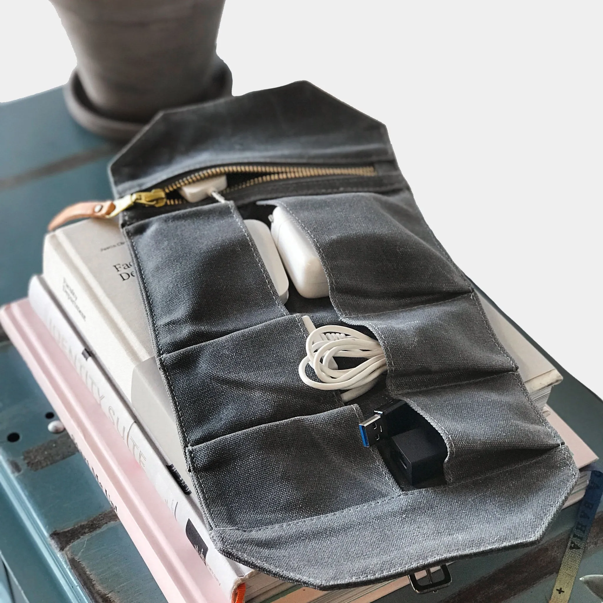 Waxed Canvas Utility Tool Roll