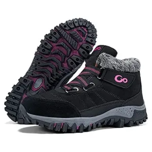 Women Winter Snow Boots Keep Warm Lined Ankle Booties Outdoor Hiking Shoes